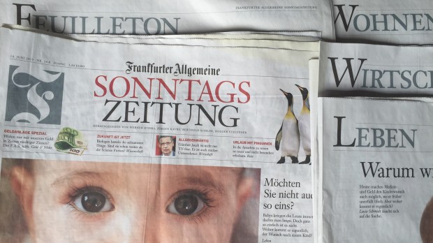 Ihre Design-Kur muss die Frankfurter Allgemeine Sonntagszeitung wohl verlängern