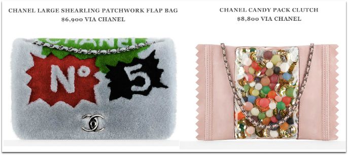 Taschen aus der Chanel Supermarket Theme Fall Coll. 2014 - via Purse Blog