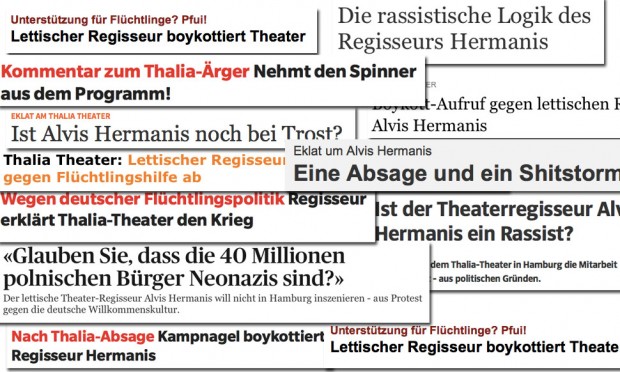 Theater um Refugees-Welcome-Zentrum im Thalia-Theater