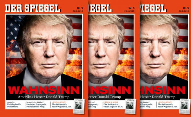 DER SPIEGEL Nr. 5 – Titel: „Wahnsinn. Amerikas Hetzer Donald Trump“