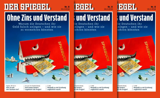 DER SPIEGEL Nr. 8 – „Ohne Zins und Verstand“