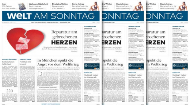 WELT AM SONNTAG Nr. 7 – Viele schöne Bilder, die einen von den unschönen erholen lassen