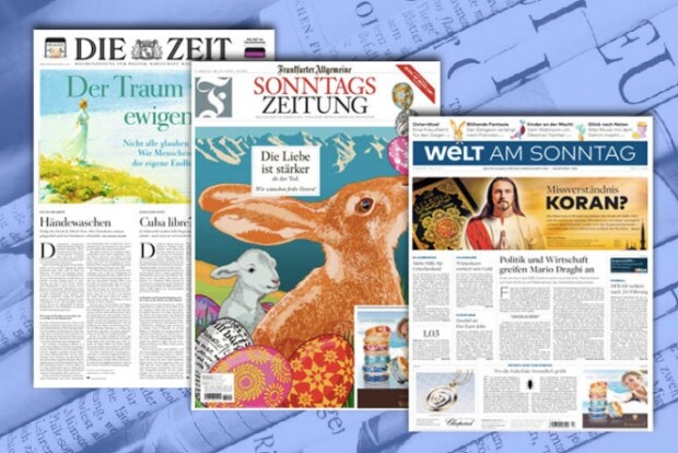 Osterhase und Ostereier – FAS, ZEIT und WamS schonen die Leser