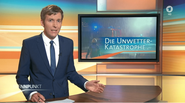 Sturzbäche und das Fernsehen