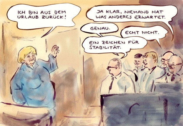 Die unglaubliche Sprache der Frau Merkel