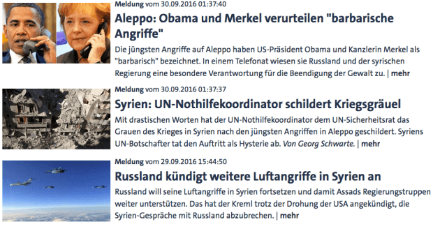 Syrien: Voyeure des Schlachtfeldes