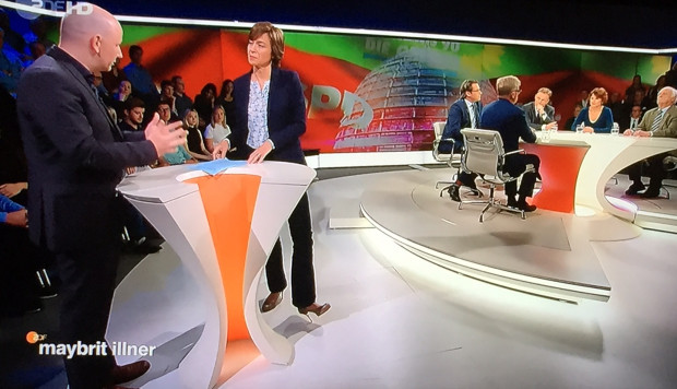 Illner: rote Wahlkampf-Show