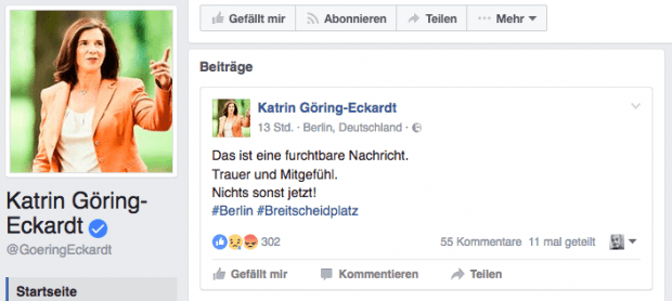 Katrin Göring-Eckardt: „Nichts sonst jetzt“