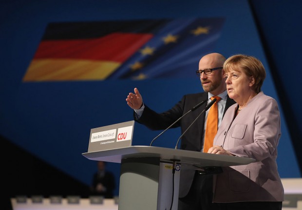 Eine Stimme für Merkel