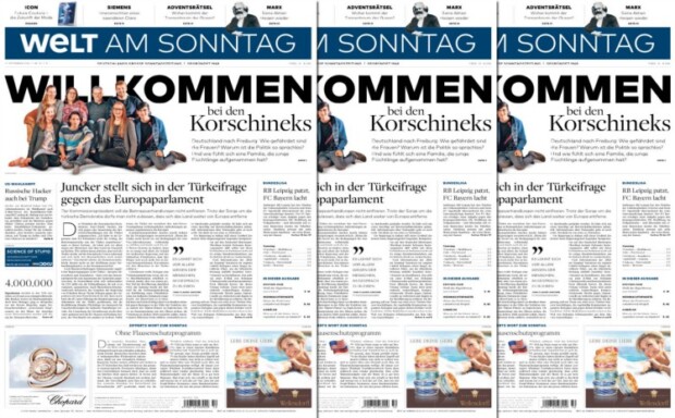 Nach dem Willkommen