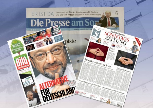 Das Medienphänomen Schulz hier und die Politikhoffnung Kurz dort
