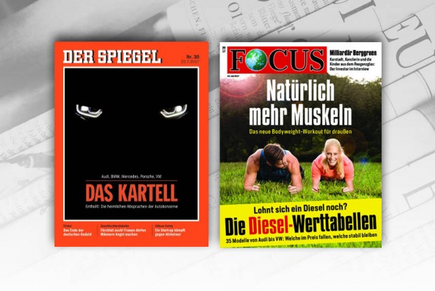 DER SPIEGEL Nr. 30: Audi, BMW, Mercedes, Porsche, VW. Das Kartell ?