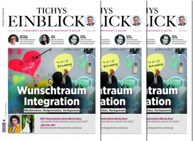 Die neue Ausgabe Tichys Einblick 08/2017 ist da