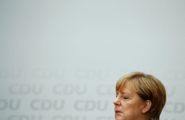 Merkel nach der Dämmerung