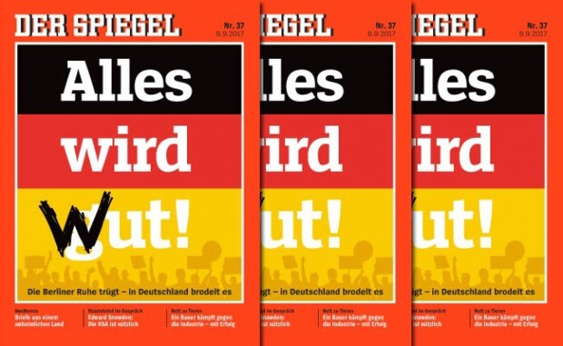 DER SPIEGEL, Nr. 37: Alles wird Wut!