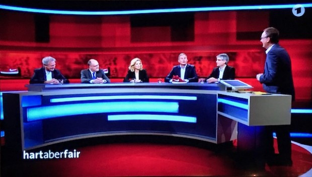 hart aber fair – Der Schwindler sitzt am Tisch