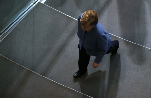 Merkel und der berühmte Tropfen?