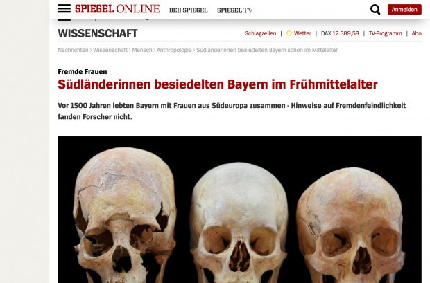Schädelvermessungen sollen beweisen: Bayern ist historisch multikulti
