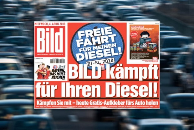 Auch die BILD fährt jetzt Diesel