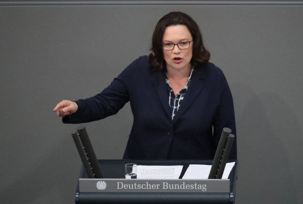 Andrea Nahles von Twitter ins Gewitter: „Wir können nicht jeden bei uns aufnehmen.“