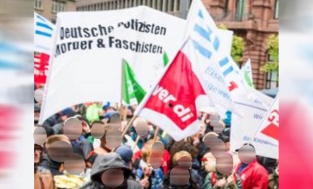 Mai-Kundgebung des DGB in Bremen: „Deutsche Polizisten – Mörder und Faschisten“