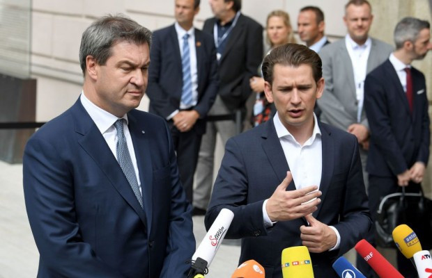 Kurz und Söder: „Domino-Effekt nationaler Alleingänge“?