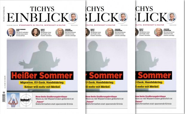 Tichys Einblick 08/2018 – Heißer Sommer