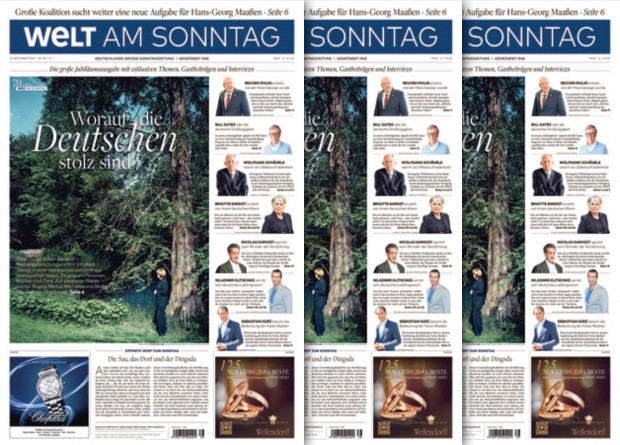 Welt am Sonntag wird 70: Der magische Kitt der Gesellschaft löst sich auf