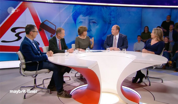 Bei Illner: Für Merkel-Grün in Diesel-Blabla