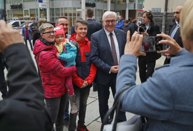 Bundespräsident Steinmeier auf Besuch in Chemnitz