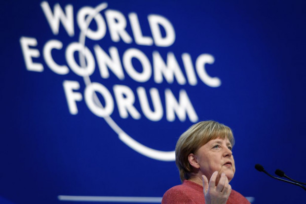 Die Knödelkanzlerin im Kaviar-Davos