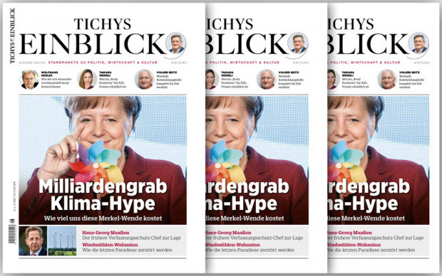 Tichys Einblick 08-2019: Milliardengrab Klima-Hype