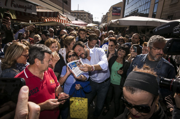 Matteo Salvini macht Wahlkampf in Umbrien