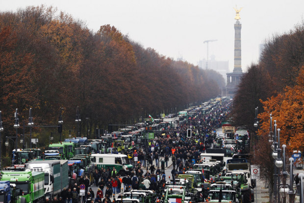 Bauernproteste erschrecken Berliner Politik-Blase