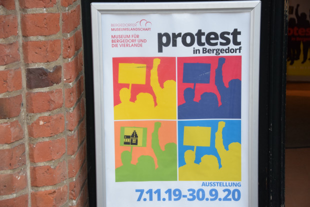 Linke Museums-Lernziele für Kinder: Demos, Masken, Schleudern und Graffiti