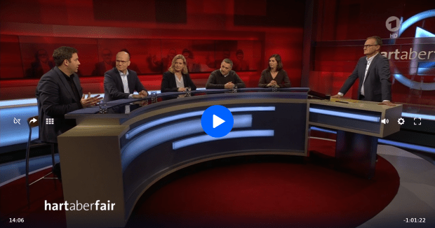 Bei hart aber fair: Parallelwelt unter etablierter Käseglocke