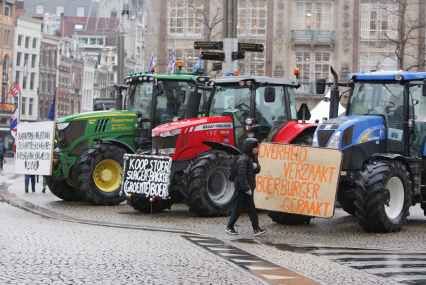 Bauernproteste in den Niederlanden
