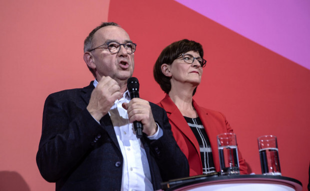 SPD-Duo Esken/Walter-Borjans: Schlimmes Medien-Echo – auch in internationalen Medien