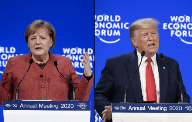 Panik mit Merkel oder Hoffnung mit Trump? Die Davos-Botschaft