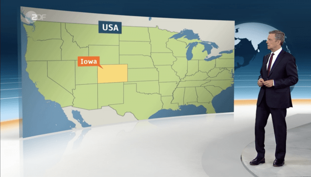 Claus Kleber und Donald Trump im falschen Land