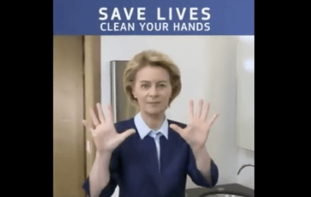 Mani Pulate: Hände waschen mit Ursula von der Leyen
