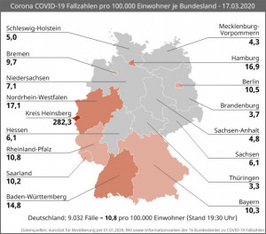 Corona Fälle Rheinland Pfalz Karte