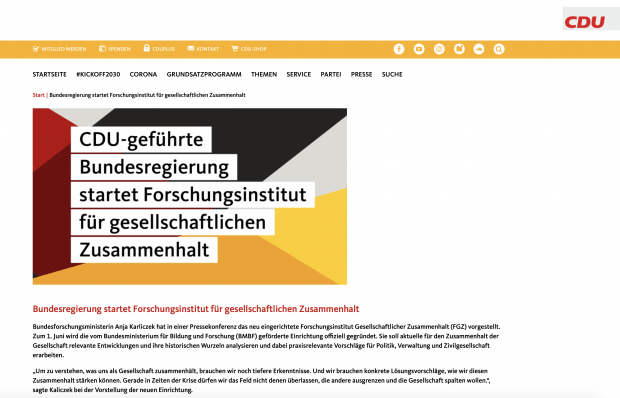 Neues Institut soll der Politik „praxisrelevante Vorschläge“ liefern