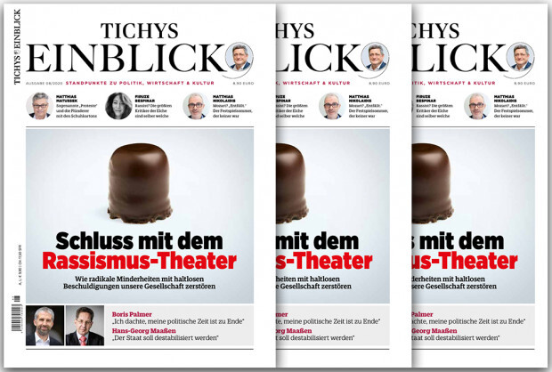 Tichys Einblick 08-2020: Schluss mit dem Rassismus-Theater