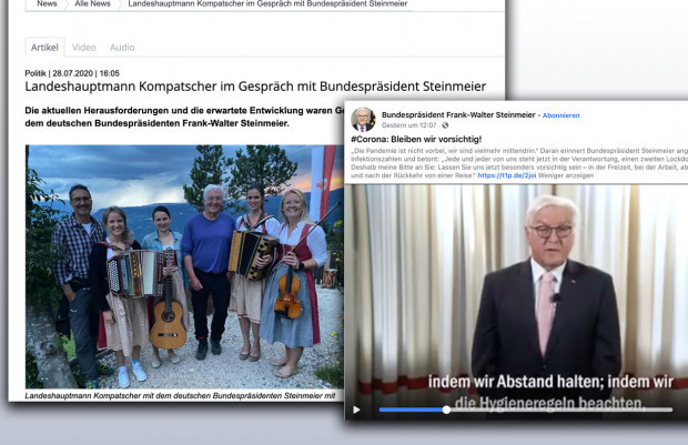 Bigott: Steinmeier ermahnt das Volk, während er im Urlaub Fünfe gerade sein lässt