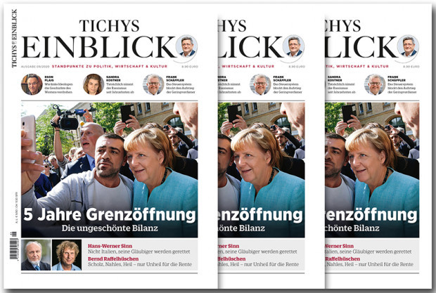 Tichys Einblick 09-2020: Fünf Jahre Grenzöffnung – Die ungeschönte Bilanz