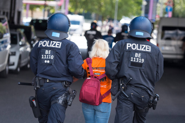 Demonstrations-Auflösung: Vermutlich rechtswidrig