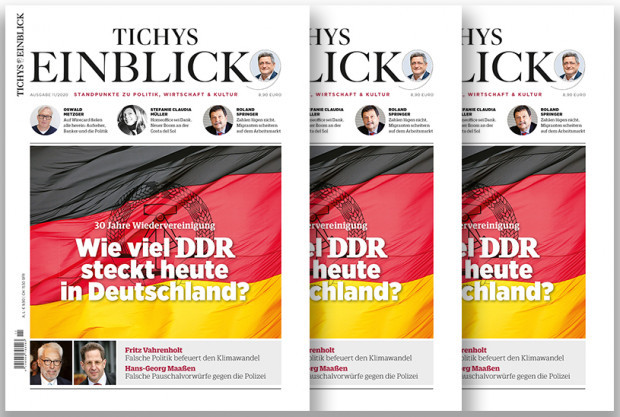 Tichys Einblick 11-2020: Wieviel DDR steckt heute in Deutschland?