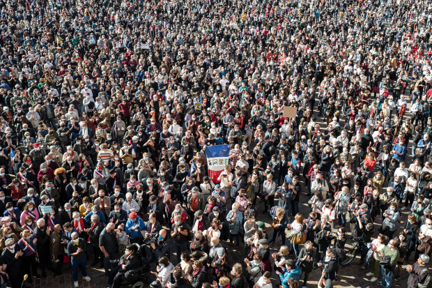 Großdemonstration in Paris: „Je suis prof“ 