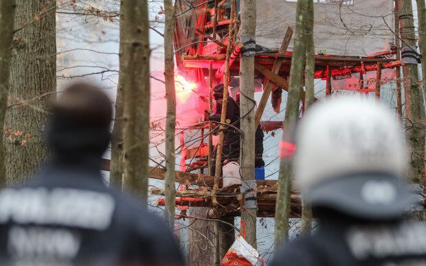 Dannenröder Forst: Versuchte ein Umweltaktivist zwei Polizisten zu töten?